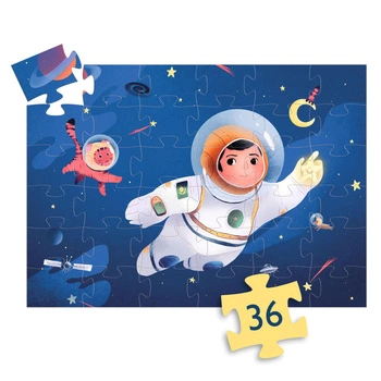 Puzzle ASTRONAUTA NA KSIĘŻYCU 36 elem. DJ07301