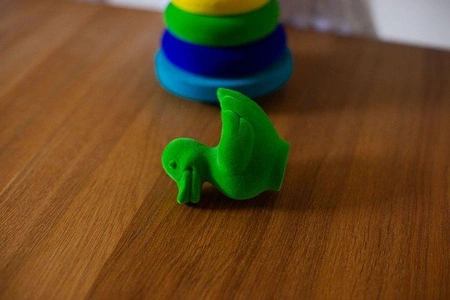 Rubbabu Układanka edukacyjno-sensoryczna piramida z kaczuszką