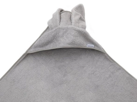 Ręcznik bambusowy z kapturkiem Popielaty 100x100 BAMBOOM