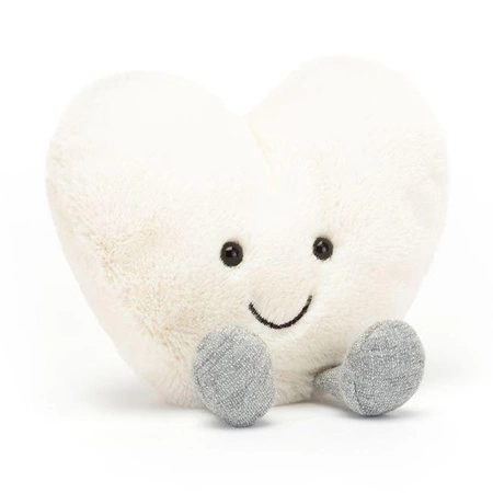 JellyCat - Serce Kremowe 11 cm