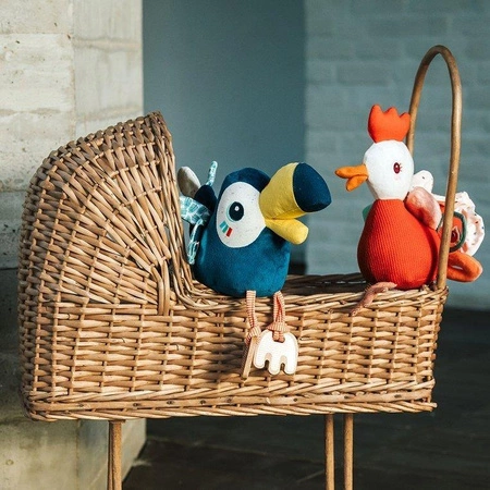 LILLIPUTIENS Przytulanka aktywizująca wielofunkcyjna Tukan Pablo 9 m+