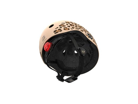 SCOOTANDRIDE Kask XXS-S dla dzieci 1-5 lat Leopard