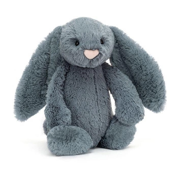 JellyCat Bashful królik dzinsowy  31cm