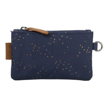 Fresk Portfel Złote kropki Indigo