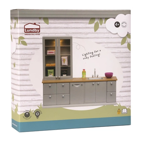 Zestaw Kredens + Zmywarka Lundby