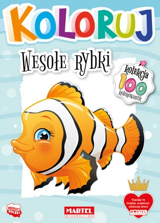 Wesołe rybki. Koloruj