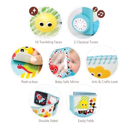 Yookidoo Dwustronna Muzyczna Książeczka Ze Światełkami