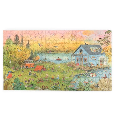 Puzzle kartonowe La Grande Famille500 elem. 632445