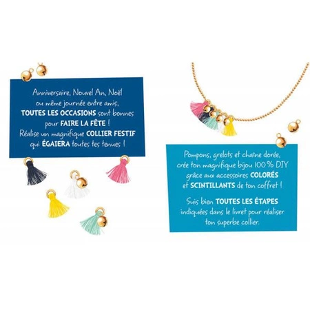 Auzou Naszyjnik z pomponikami 85536