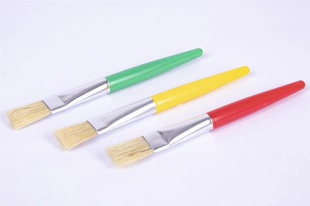 Duże pędzle z płaską końcówką Apli Kids - 3 szt.