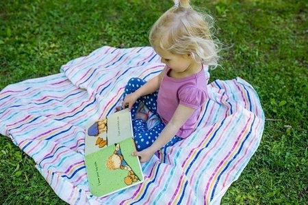 Lulujo Kocyk Bambusowy 3szt Garden Friends