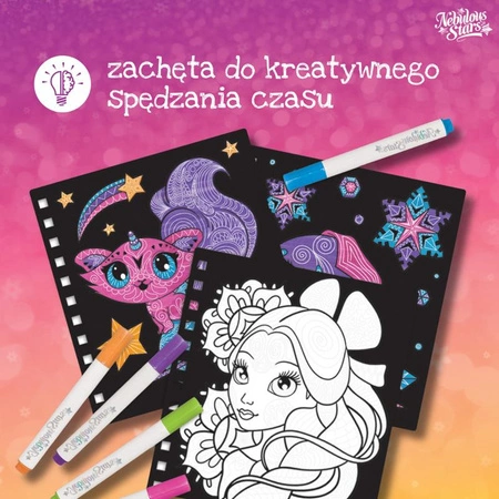 Kolorowanki dla dzieci – aksamitne z flamastrami S Orelia Nebulous Stars