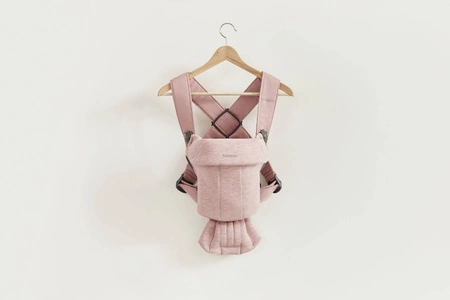 BABYBJORN MINI 3D Jersey – nosidełko, Jasny róż