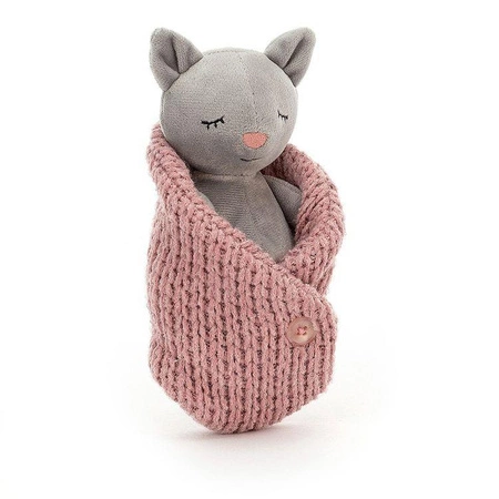 JellyCat Cosie Kotek śpiący 18cm