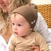 Lodger Czapeczka bawełniana brązowa Ciumbelle Beige 0-6 m