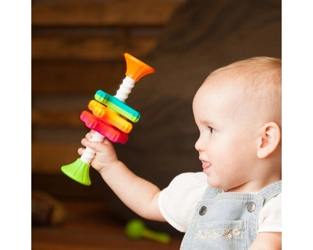 Zakręcone MiniSpinny Fat Brain Toy. Wiek 10 miesięcy + - Fat Brain Toys