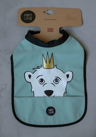 Baby Livia Śliniak Mint Miś 103-10