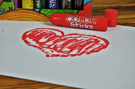 Farby w kredce Apli Kids - 6 kolorów