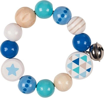 Drewniana grzechotka dla dzieci Indygo Heimess