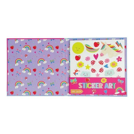 Tęczowe Wróżki Zestaw Pachnących Naklejek Wielokrotnego Użytku