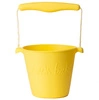 Składane wiaderko do wody i piasku Scrunch Bucket - Pastelowy Żółty