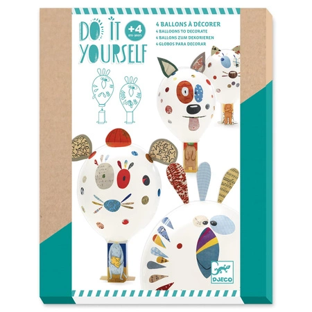 Zrób to sam- zestaw z balon.ZABAWNE ZWIERZ.DJ07910
