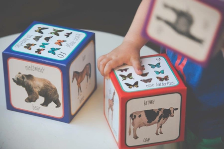 Kartonowe Klocki Dla Dzieci - Zwierzęta Piramida Zabaw