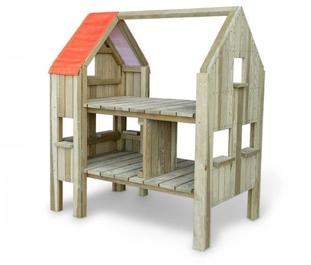 Outdoor drewniany domek dla lalek domek sklep 10041 Erzi zabawki ogrodowe