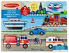 Puzzle muzyczne dźwiękowe Pojazdy