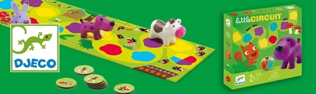 Gra planszowa dla najmłodszych WYŚCIG - Djeco