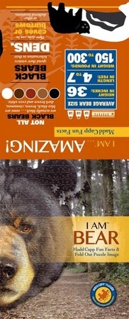 MADD CAPP, Puzzle konturowe I AM - Niedźwiedź 550 elem.