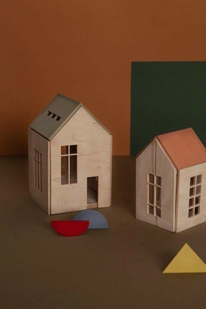 Domek dla lalek z magnesami, rozm L, khaki, Babai