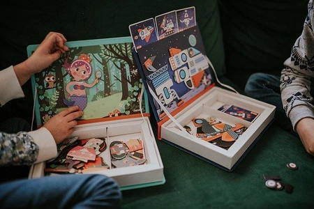 Magnetyczna układanka Świat baśni Magnetibook 3-8 lat, Janod