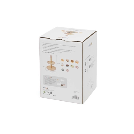 VIGA Drewniany Stojak na Ciasto z Akcesoriami