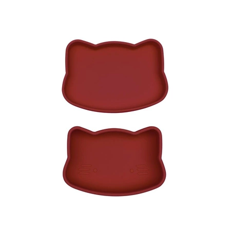 Zamykany silikonowy pojemnik Kotek We Might Be Tiny - Rust