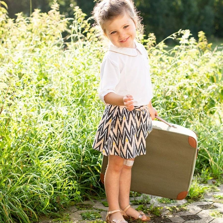 Childhome Walizka dziecięca Mini Traveller Kanwas Khaki