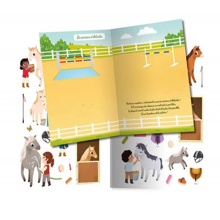 Auzou Zeszyt 230 naklejek Koniki i kucyki 55843