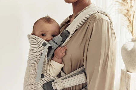 BABYBJORN - nosidełko Harmony 3D Mesh, Kremowy