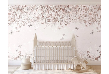 BUTTERFLIES - Tapeta W Motyle I Kwiaty Malumi