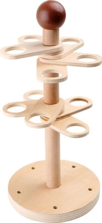 Lody drewniane do zabawy z drewnianym stojakiem obrotowym Small Foot 1248 lodziarnia dla dzieci