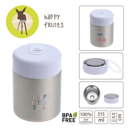 Lassig Pojemnik - termos obiadowy 315 ml Happy Fruits Cherry