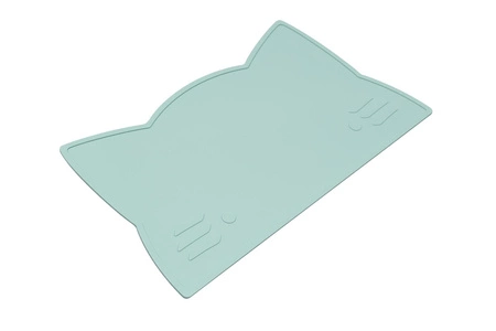 Silikonowa podkładka Kotek We Might Be Tiny - Minty Green