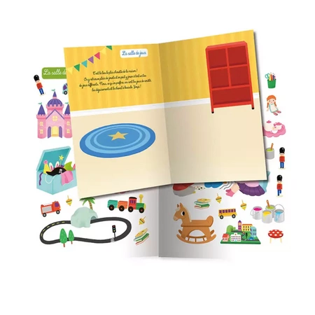 Auzou Zeszyt 230 naklejek "W domu" 55850