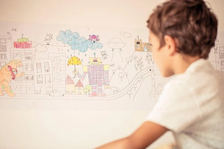 Kolorowanka w rolce 4 metry Apli Kids - Transport