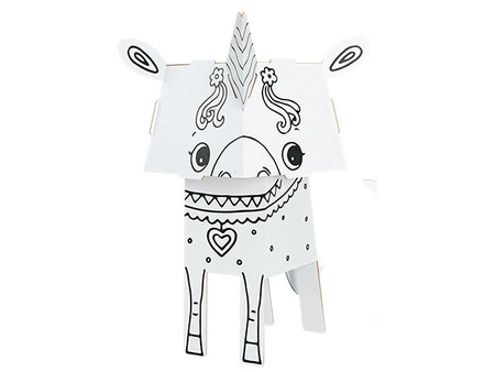 Kolorowanka 3D Mini Cube head Jednorożec 3l+ MONUMI