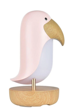 Maskonur Lampka z Głośnikiem Różowa Rabbit&Friends