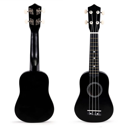 Gitara ukulele dla dzieci drewniana 4 struny nylonowe