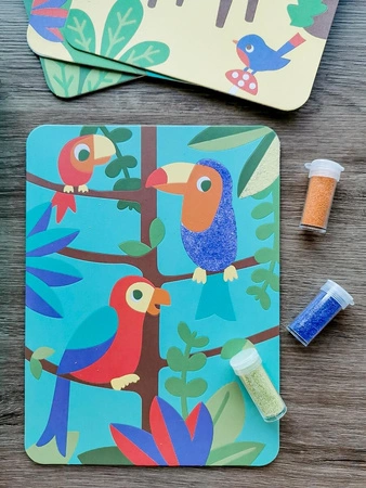 Zestaw artystyczny z piaskiem Apli Kids