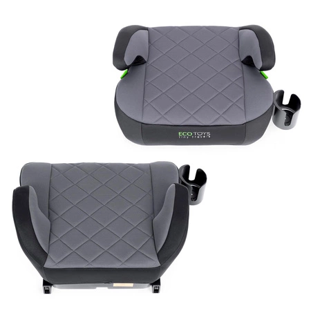 Podkładka ISOFIX samochodowa siedzisko dla dzieci i-SIZE uchwyt na napoje wzrost 125-150 cm ECOTOYS
