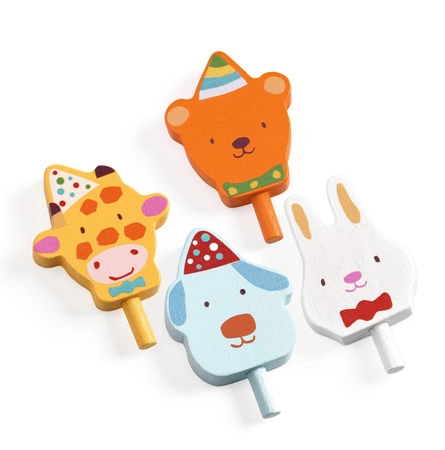 Odgrywanie ról - drewniany tort urodzinowy DJ05512